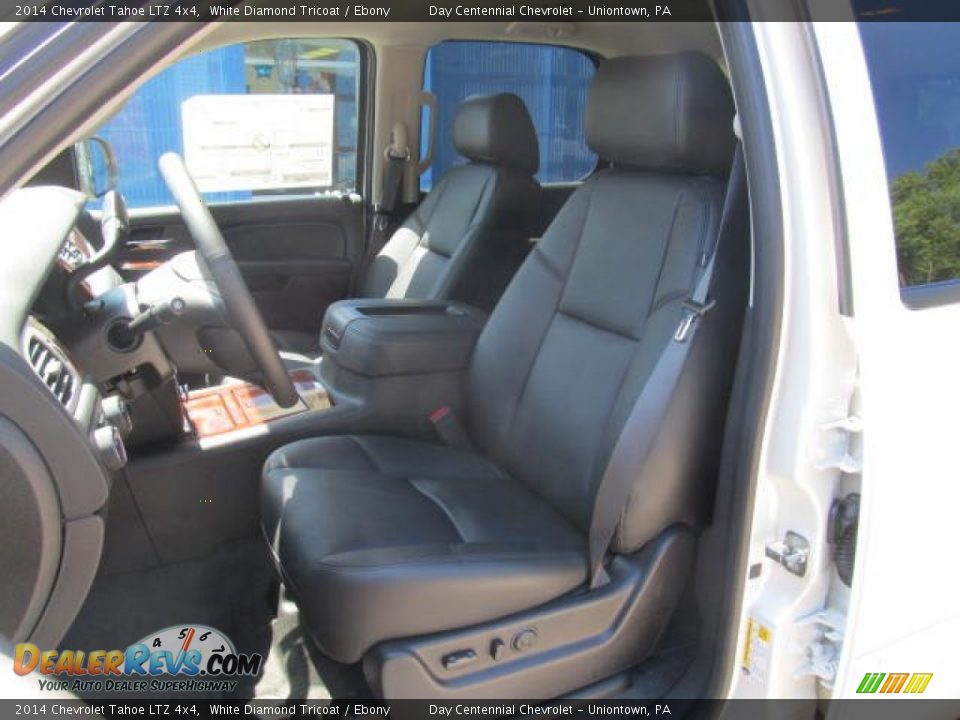 Ebony Interior - 2014 Chevrolet Tahoe LTZ 4x4 Photo #11