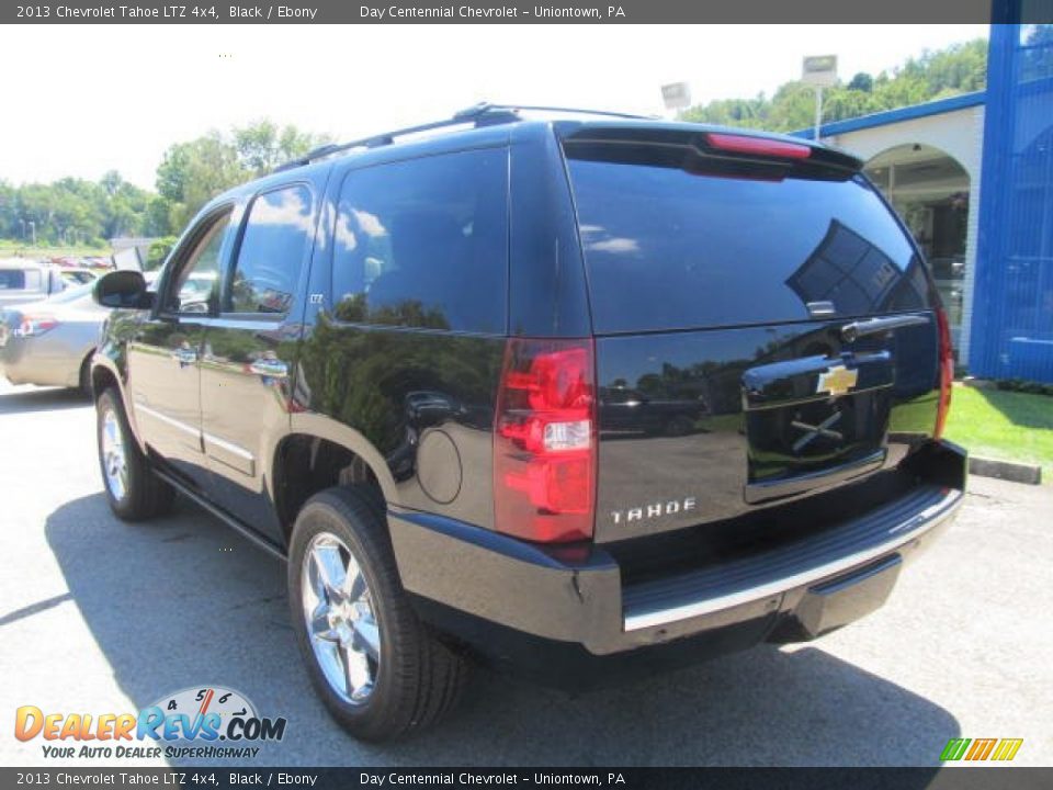 2013 Chevrolet Tahoe LTZ 4x4 Black / Ebony Photo #4