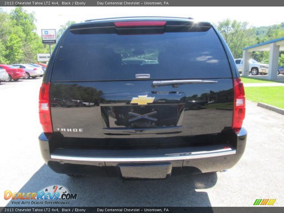 2013 Chevrolet Tahoe LTZ 4x4 Black / Ebony Photo #5