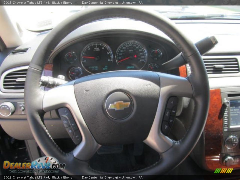 2013 Chevrolet Tahoe LTZ 4x4 Black / Ebony Photo #16