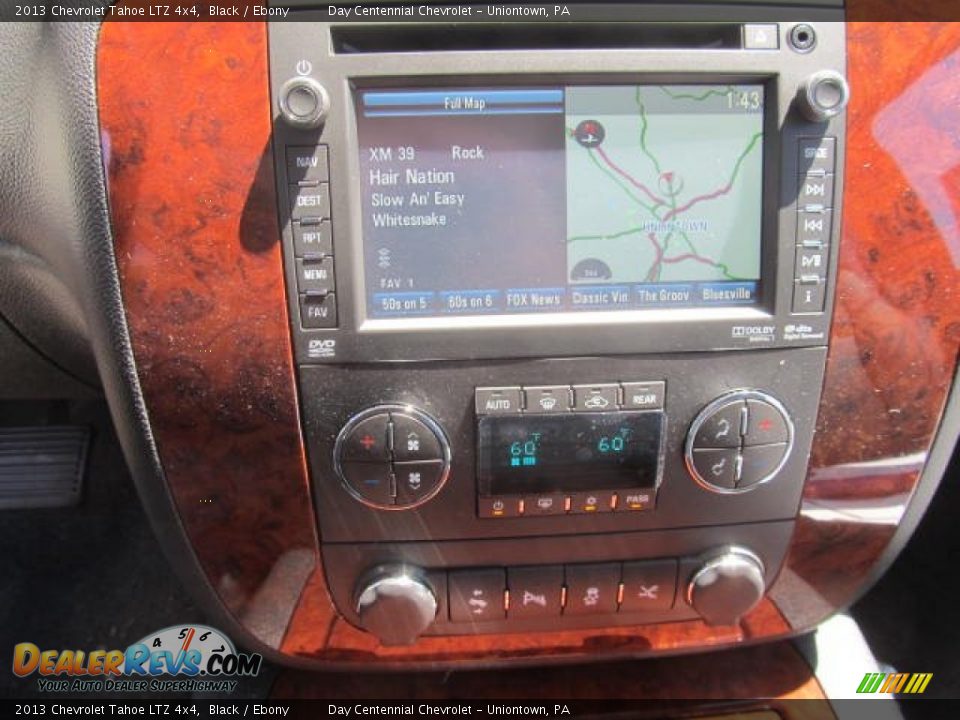 2013 Chevrolet Tahoe LTZ 4x4 Black / Ebony Photo #17
