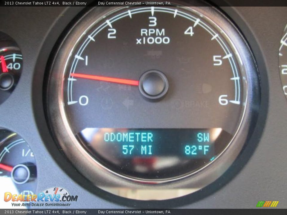 2013 Chevrolet Tahoe LTZ 4x4 Black / Ebony Photo #20