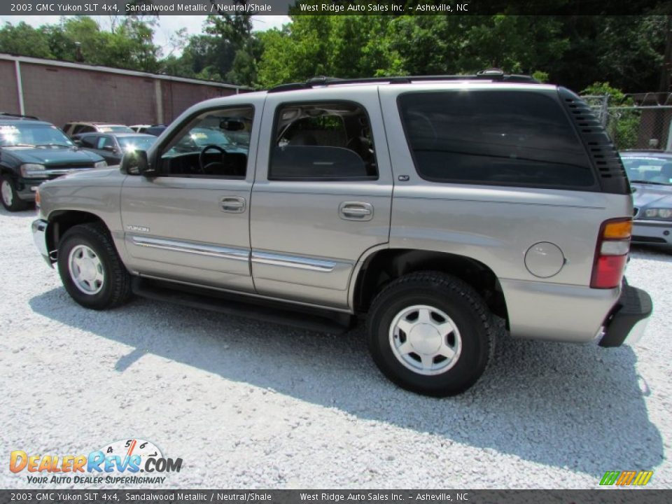 2003 GMC Yukon SLT 4x4 Sandalwood Metallic / Neutral/Shale Photo #8