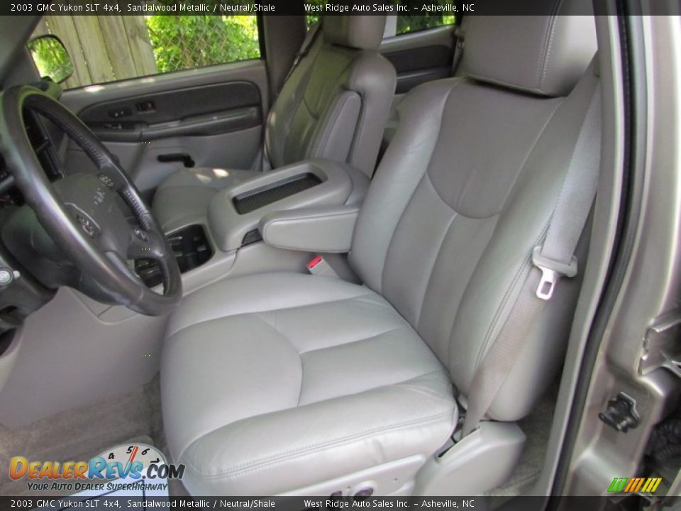 2003 GMC Yukon SLT 4x4 Sandalwood Metallic / Neutral/Shale Photo #27