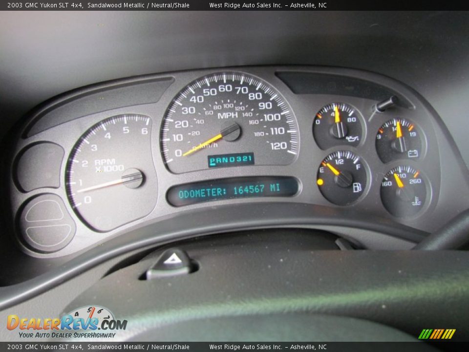 2003 GMC Yukon SLT 4x4 Sandalwood Metallic / Neutral/Shale Photo #29