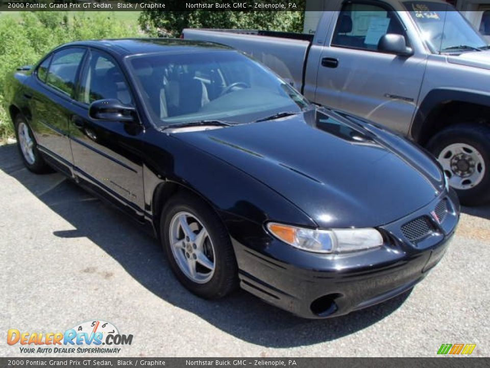 2000 Pontiac Grand Prix GT Sedan Black / Graphite Photo #1