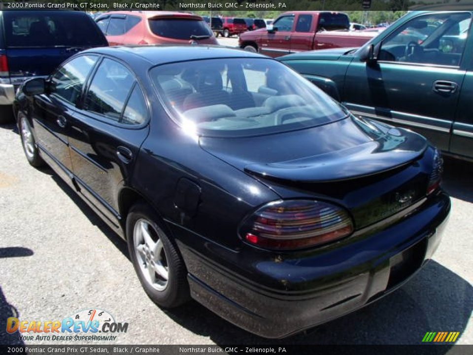 2000 Pontiac Grand Prix GT Sedan Black / Graphite Photo #4