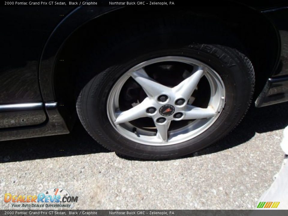 2000 Pontiac Grand Prix GT Sedan Black / Graphite Photo #7