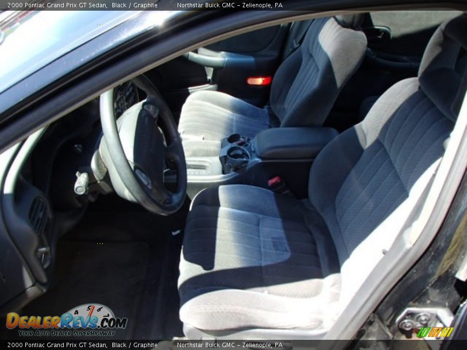 2000 Pontiac Grand Prix GT Sedan Black / Graphite Photo #8