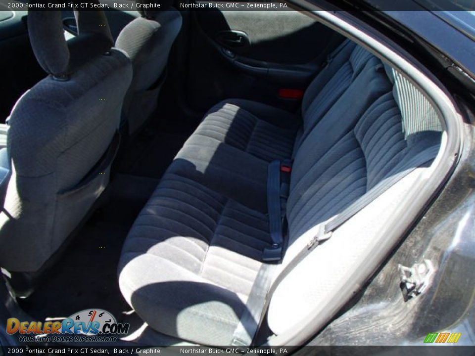 2000 Pontiac Grand Prix GT Sedan Black / Graphite Photo #9