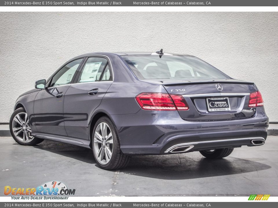 2014 Mercedes-Benz E 350 Sport Sedan Indigo Blue Metallic / Black Photo #2