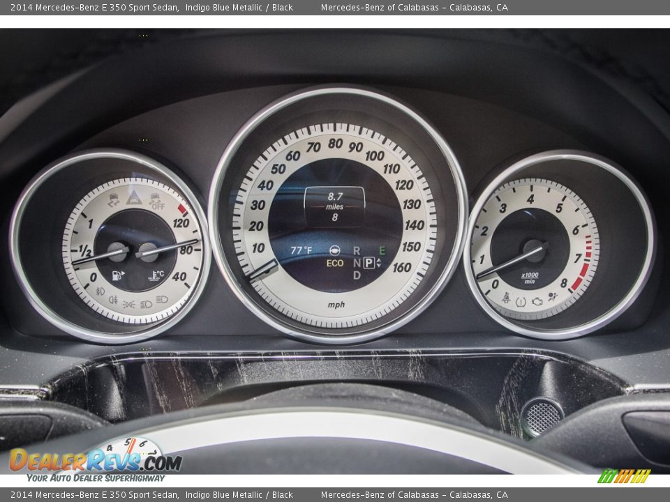 2014 Mercedes-Benz E 350 Sport Sedan Gauges Photo #6