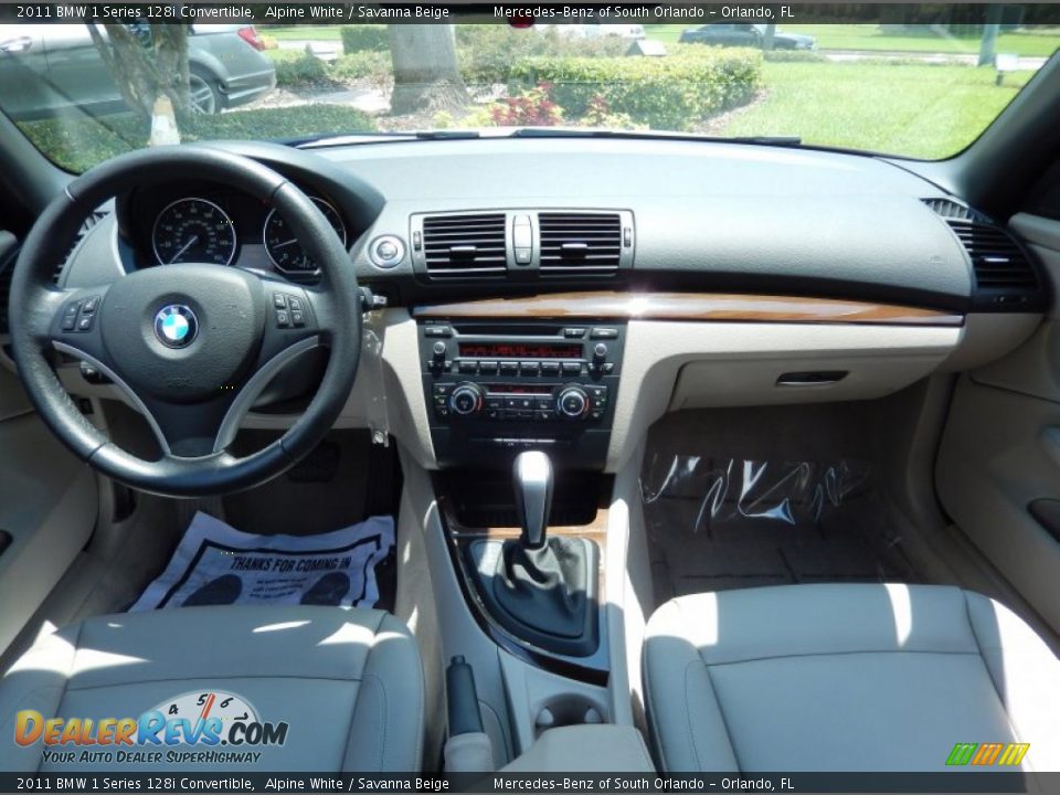 Dashboard of 2011 BMW 1 Series 128i Convertible Photo #23