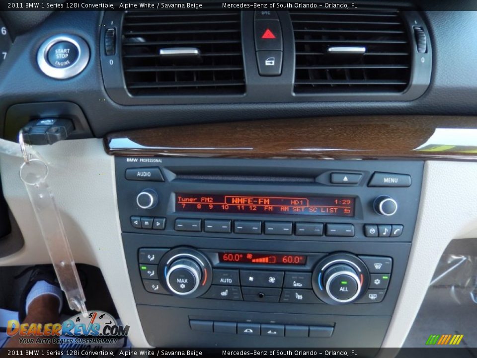 Controls of 2011 BMW 1 Series 128i Convertible Photo #26