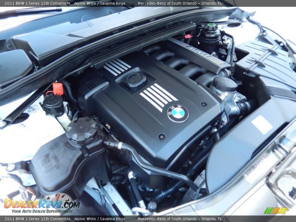 2011 BMW 1 Series 128i Convertible 3.0 Liter DOHC 24-Valve VVT Inline 6 Cylinder Engine Photo #29