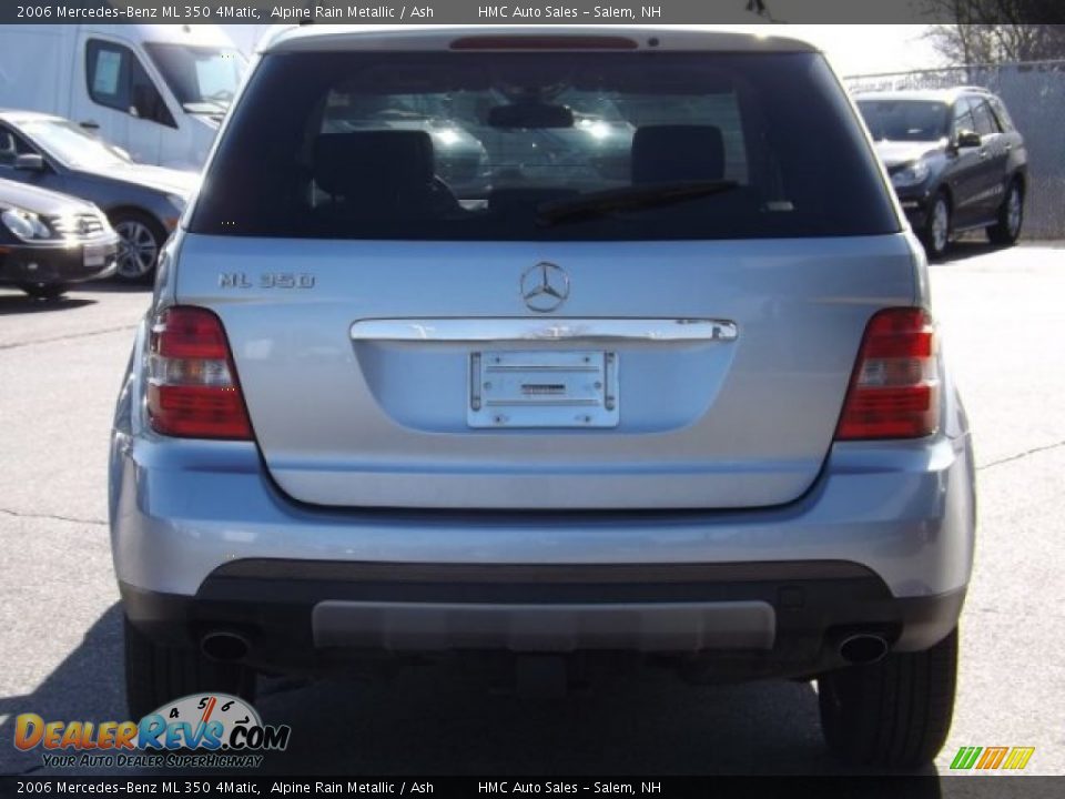 2006 Mercedes-Benz ML 350 4Matic Alpine Rain Metallic / Ash Photo #4