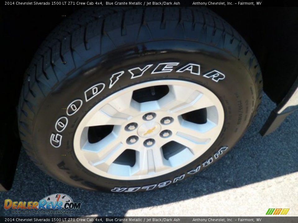 2014 Chevrolet Silverado 1500 LT Z71 Crew Cab 4x4 Blue Granite Metallic / Jet Black/Dark Ash Photo #9