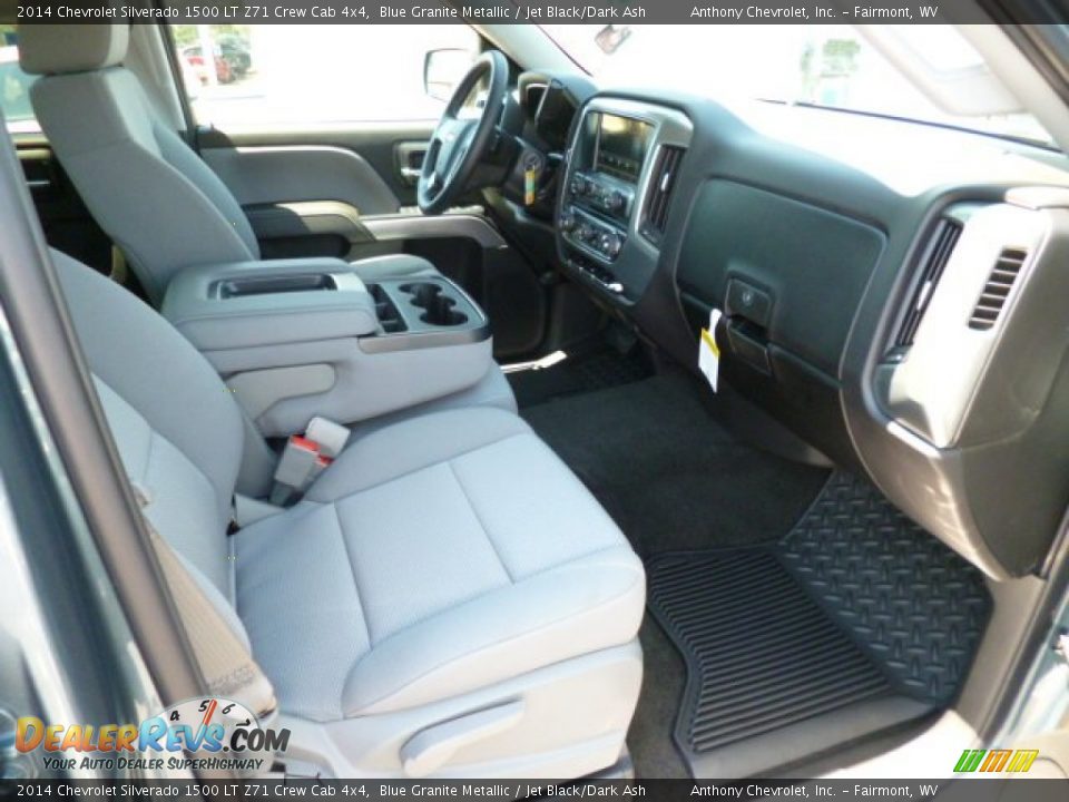 2014 Chevrolet Silverado 1500 LT Z71 Crew Cab 4x4 Blue Granite Metallic / Jet Black/Dark Ash Photo #10