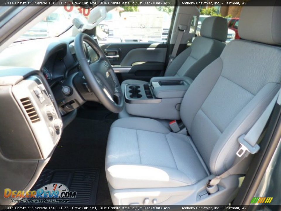 2014 Chevrolet Silverado 1500 LT Z71 Crew Cab 4x4 Blue Granite Metallic / Jet Black/Dark Ash Photo #15