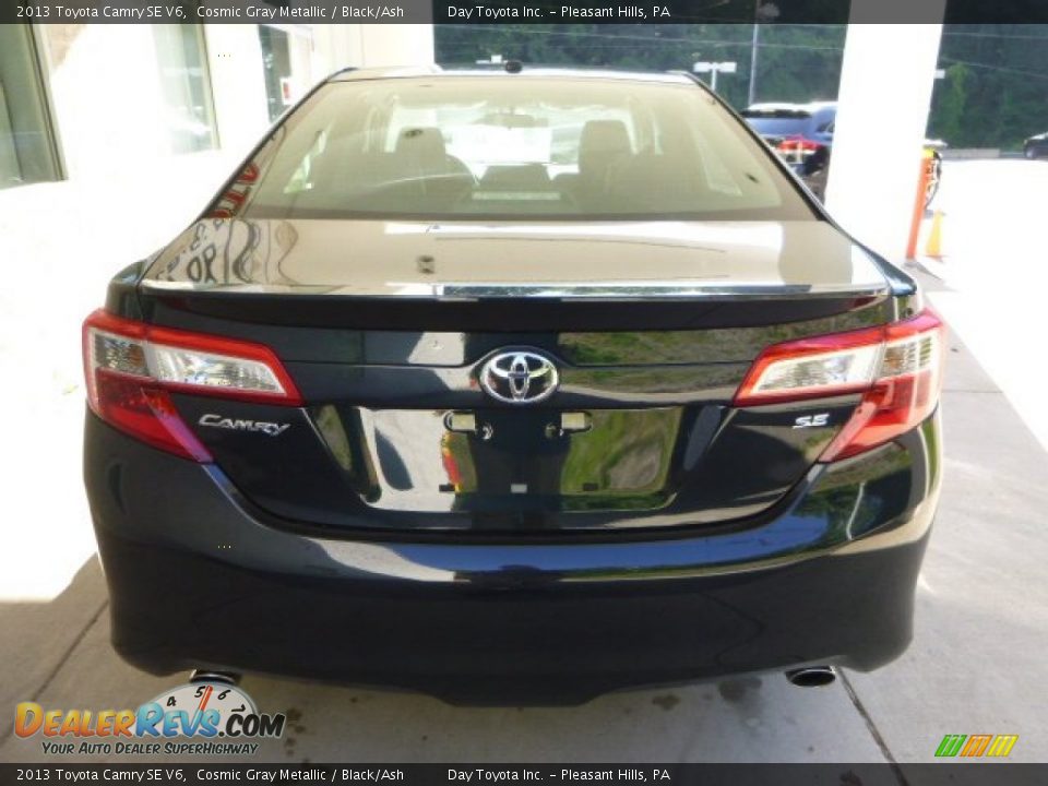 2013 Toyota Camry SE V6 Cosmic Gray Metallic / Black/Ash Photo #3