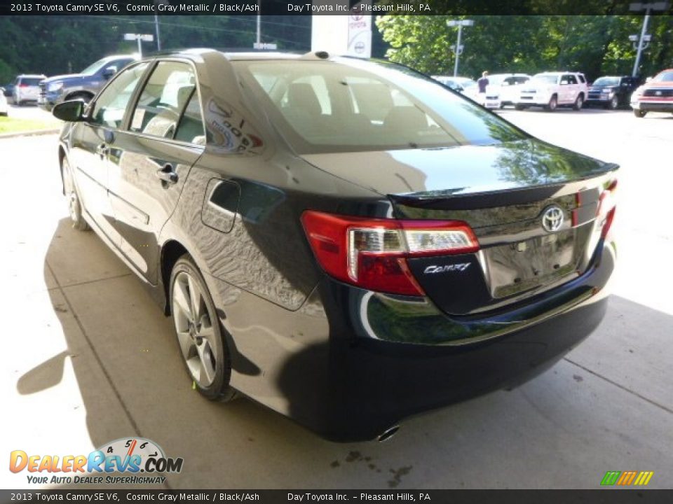 2013 Toyota Camry SE V6 Cosmic Gray Metallic / Black/Ash Photo #4