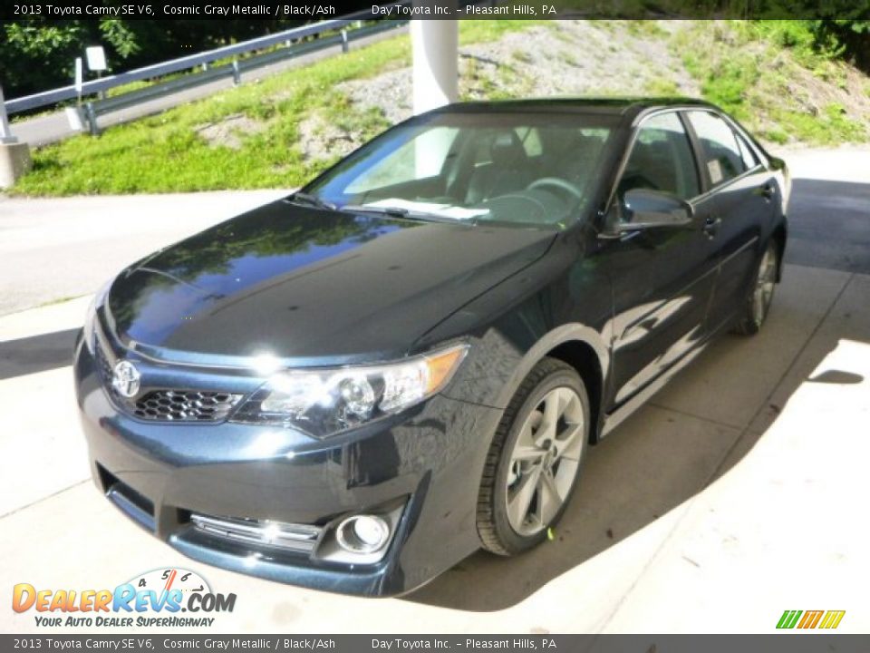 2013 Toyota Camry SE V6 Cosmic Gray Metallic / Black/Ash Photo #5