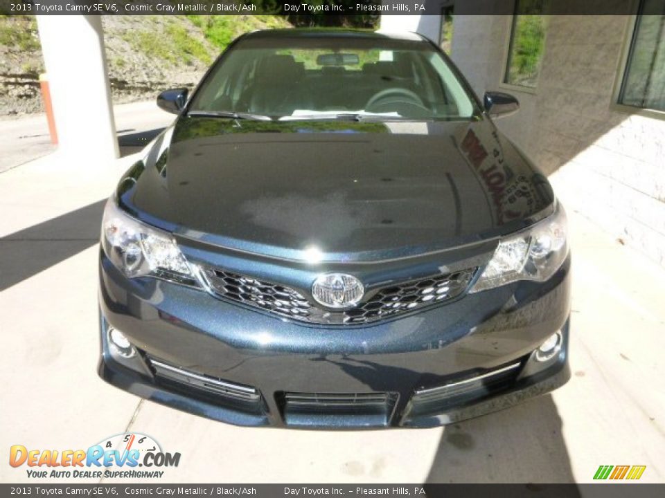 2013 Toyota Camry SE V6 Cosmic Gray Metallic / Black/Ash Photo #6