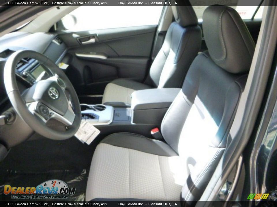 2013 Toyota Camry SE V6 Cosmic Gray Metallic / Black/Ash Photo #12