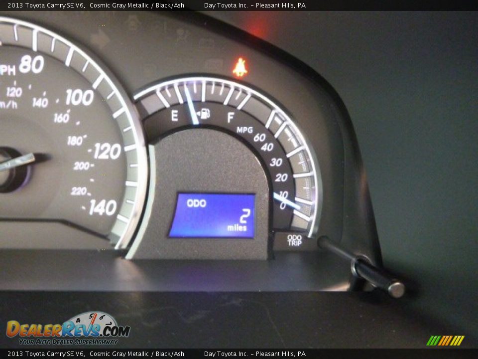 2013 Toyota Camry SE V6 Cosmic Gray Metallic / Black/Ash Photo #19
