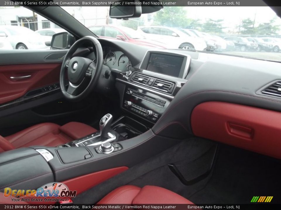 Dashboard of 2012 BMW 6 Series 650i xDrive Convertible Photo #11