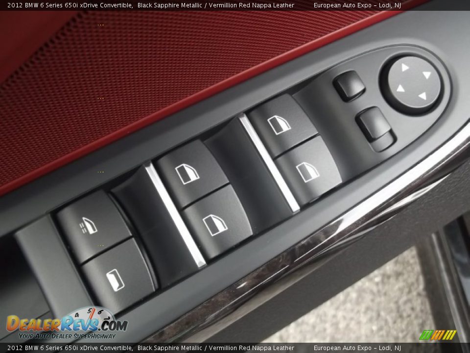 Controls of 2012 BMW 6 Series 650i xDrive Convertible Photo #20