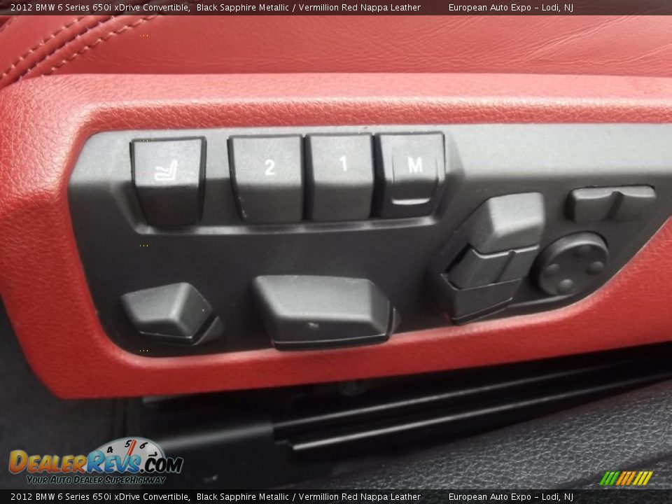 Controls of 2012 BMW 6 Series 650i xDrive Convertible Photo #21
