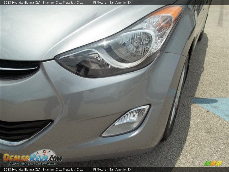 2013 Hyundai Elantra GLS Titanium Gray Metallic / Gray Photo #4