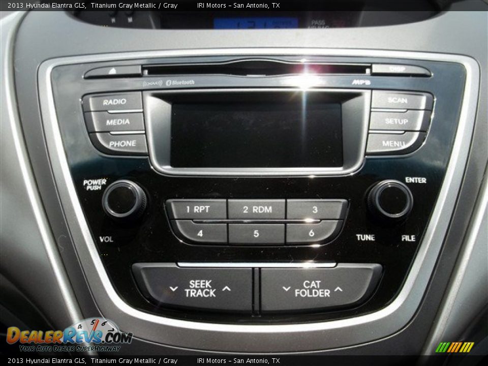 2013 Hyundai Elantra GLS Titanium Gray Metallic / Gray Photo #14