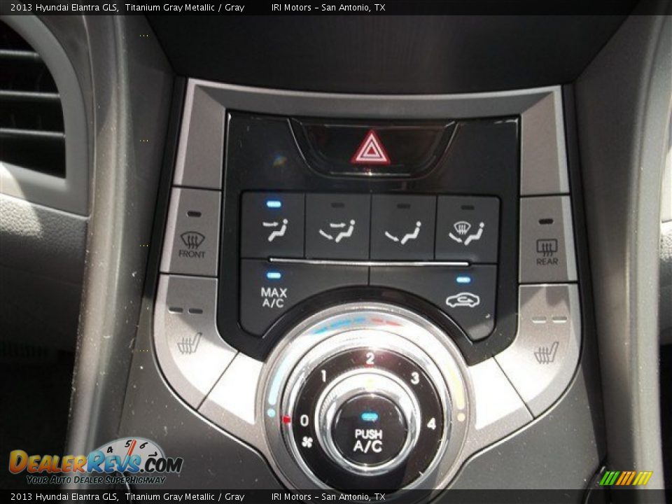 2013 Hyundai Elantra GLS Titanium Gray Metallic / Gray Photo #15