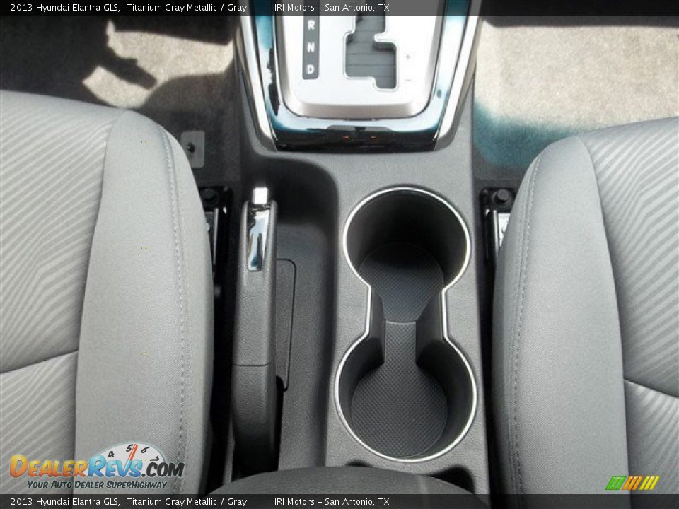 2013 Hyundai Elantra GLS Titanium Gray Metallic / Gray Photo #17