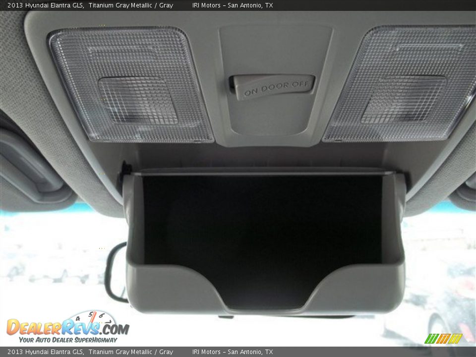 2013 Hyundai Elantra GLS Titanium Gray Metallic / Gray Photo #18