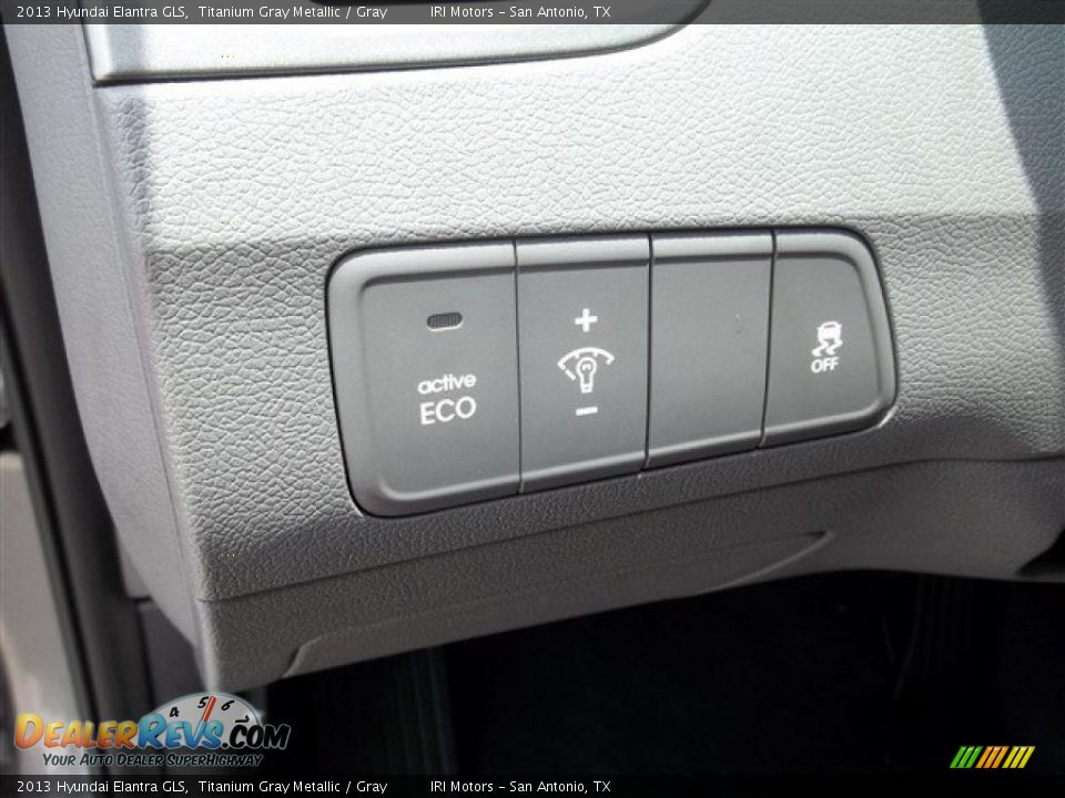 2013 Hyundai Elantra GLS Titanium Gray Metallic / Gray Photo #21