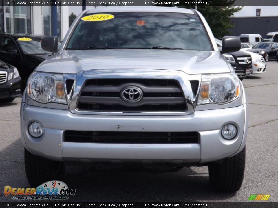 2010 Toyota Tacoma V6 SR5 Double Cab 4x4 Silver Streak Mica / Graphite Photo #2