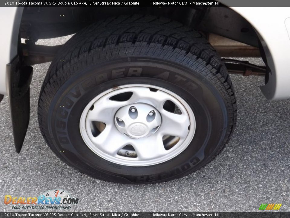 2010 Toyota Tacoma V6 SR5 Double Cab 4x4 Silver Streak Mica / Graphite Photo #6