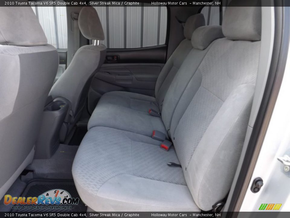2010 Toyota Tacoma V6 SR5 Double Cab 4x4 Silver Streak Mica / Graphite Photo #7