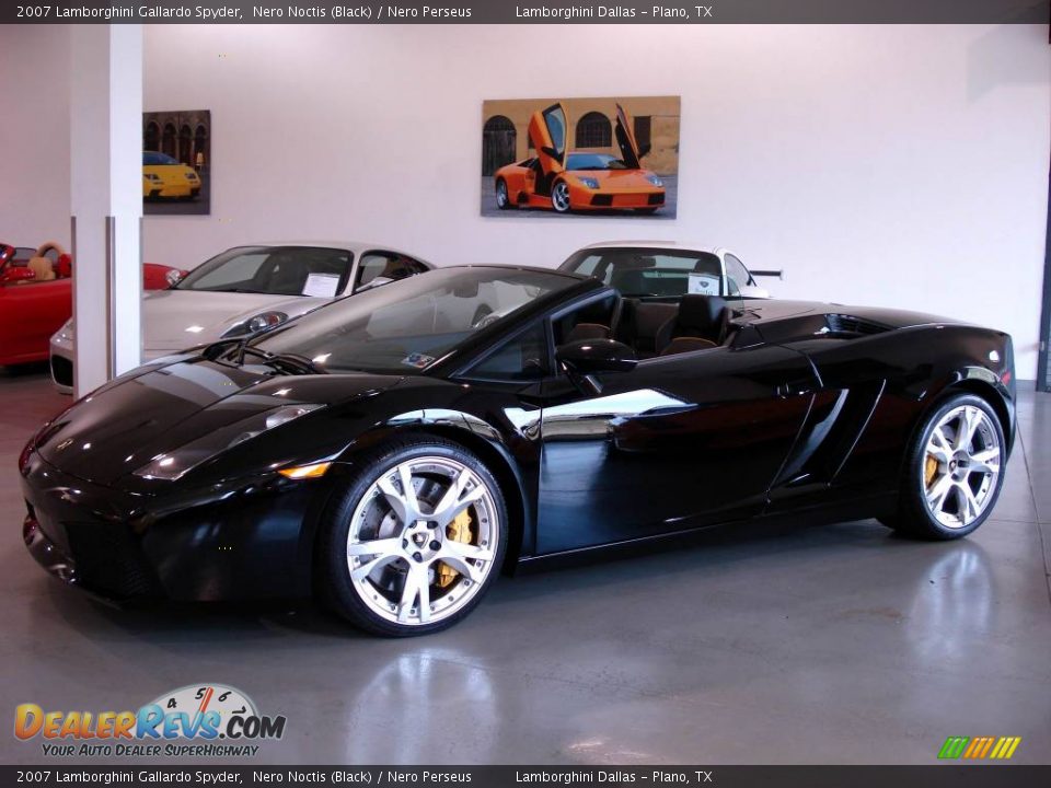 2007 Lamborghini Gallardo Spyder Nero Noctis (Black) / Nero Perseus Photo #1