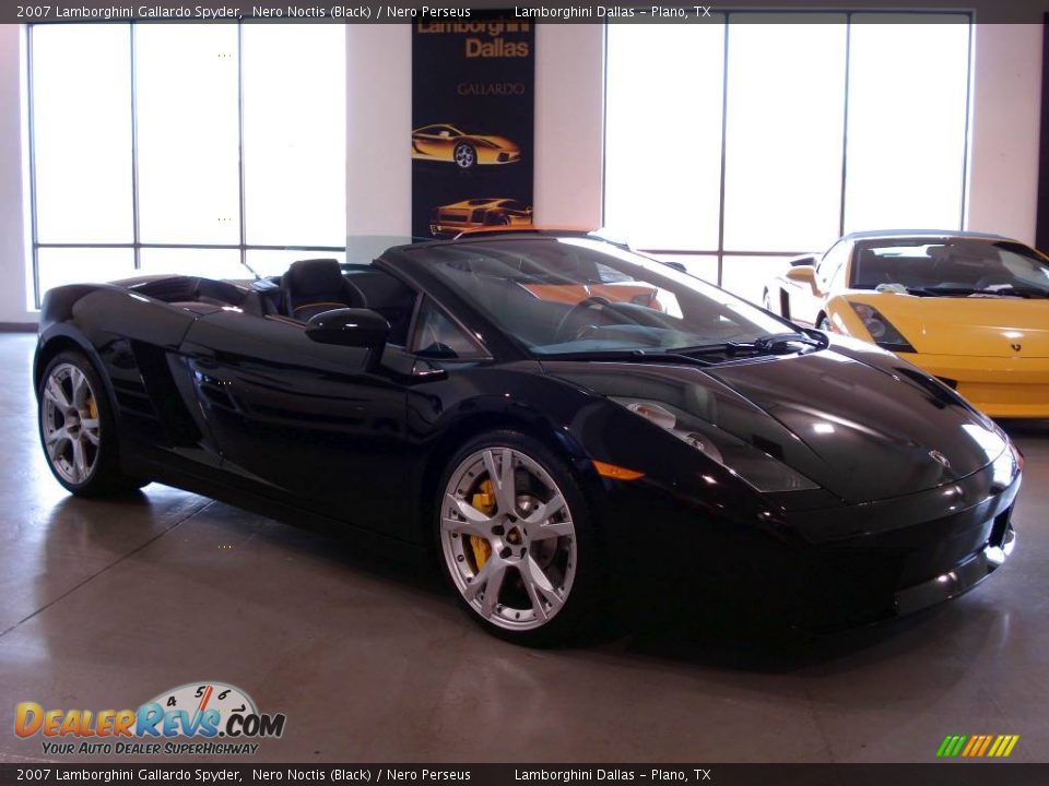 2007 Lamborghini Gallardo Spyder Nero Noctis (Black) / Nero Perseus Photo #2