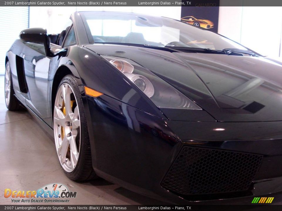 2007 Lamborghini Gallardo Spyder Nero Noctis (Black) / Nero Perseus Photo #4