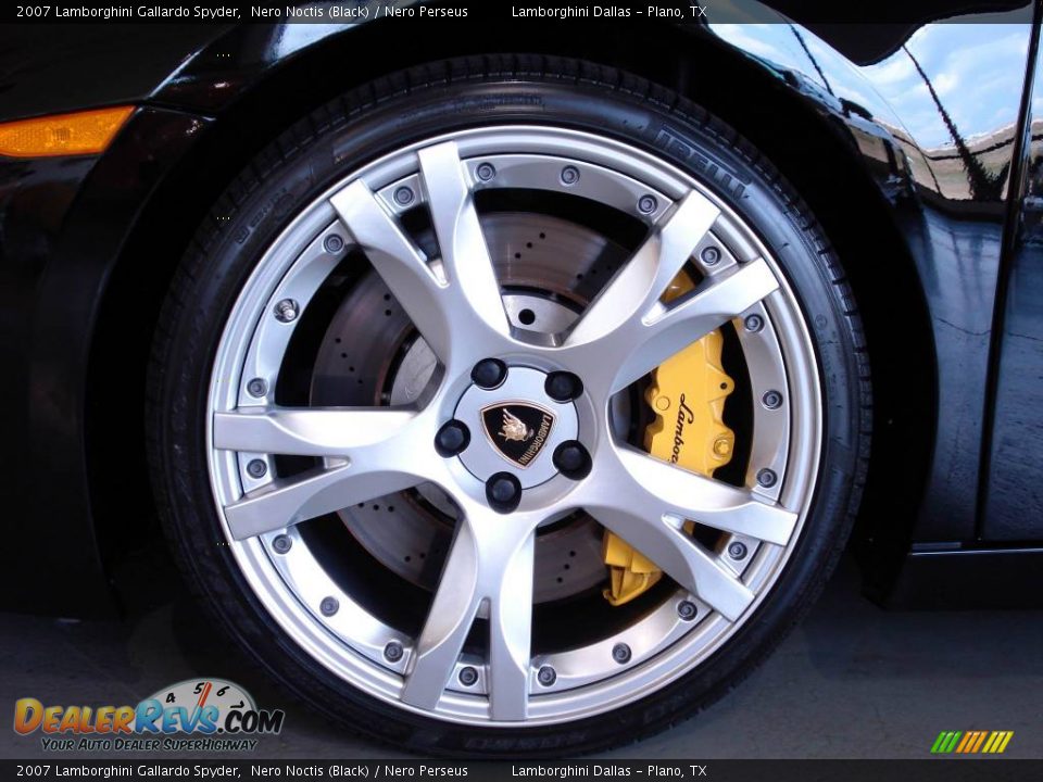 2007 Lamborghini Gallardo Spyder Nero Noctis (Black) / Nero Perseus Photo #6