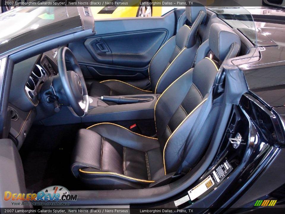 2007 Lamborghini Gallardo Spyder Nero Noctis (Black) / Nero Perseus Photo #8