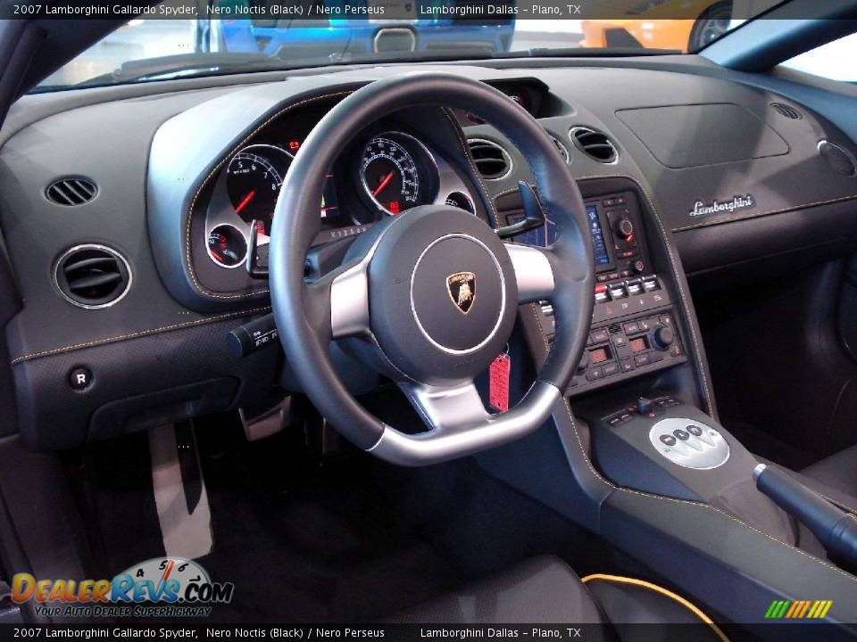 2007 Lamborghini Gallardo Spyder Nero Noctis (Black) / Nero Perseus Photo #9