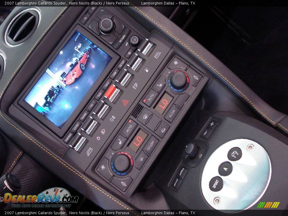 2007 Lamborghini Gallardo Spyder Nero Noctis (Black) / Nero Perseus Photo #11