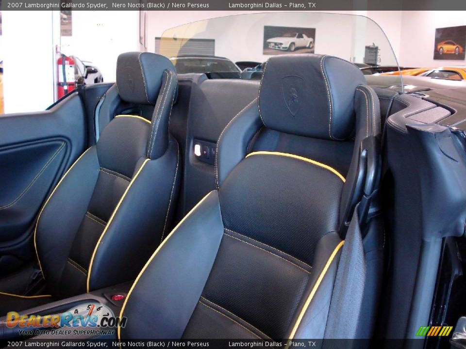 2007 Lamborghini Gallardo Spyder Nero Noctis (Black) / Nero Perseus Photo #12