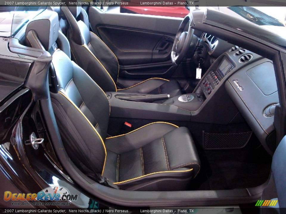 2007 Lamborghini Gallardo Spyder Nero Noctis (Black) / Nero Perseus Photo #13